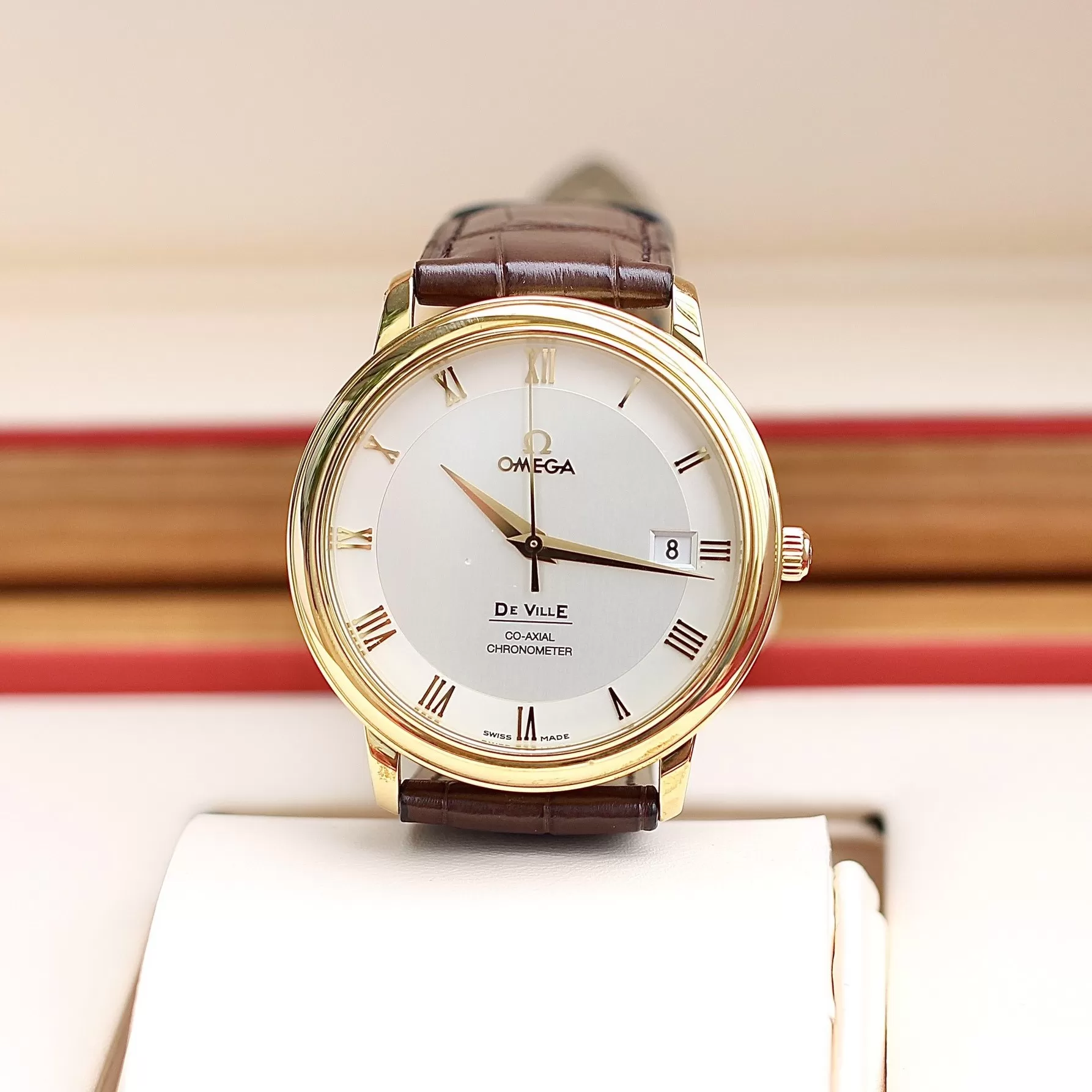 Đồng Hồ Omega Deville Prestige Yellow Gold 18k 4617.31.02 46173102