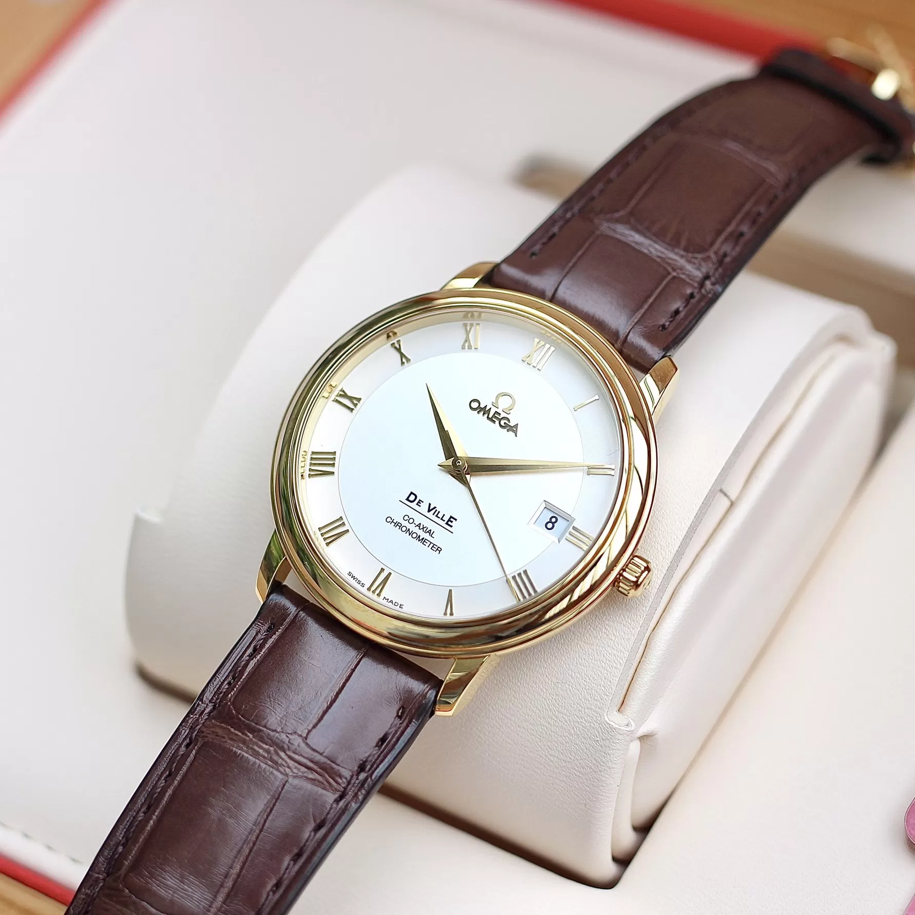 Đồng Hồ Omega Deville Prestige Yellow Gold 18k 4617.31.02 46173102
