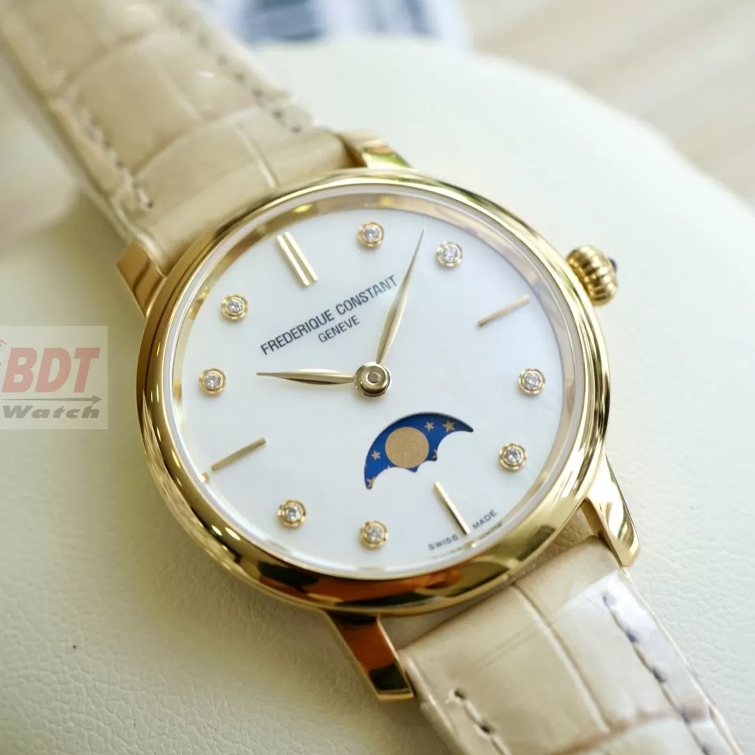 Đồng Hồ Nữ Frederique Constant Moonphase FC-206MPWD1S5