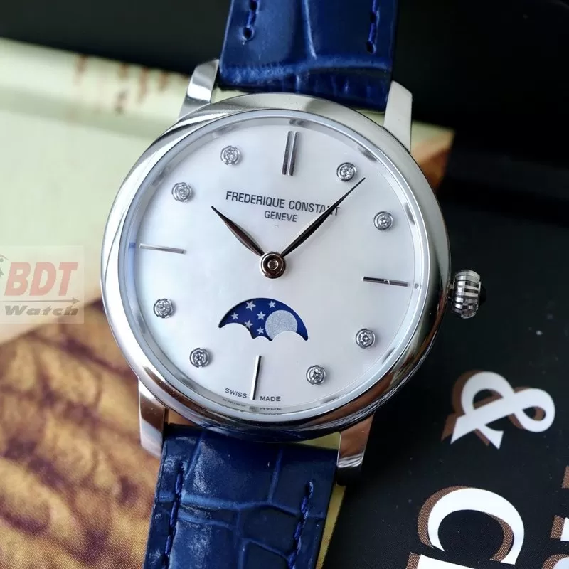 Đồng Hồ Nữ Frederique Constant Moonphase FC-206MPWD1S6