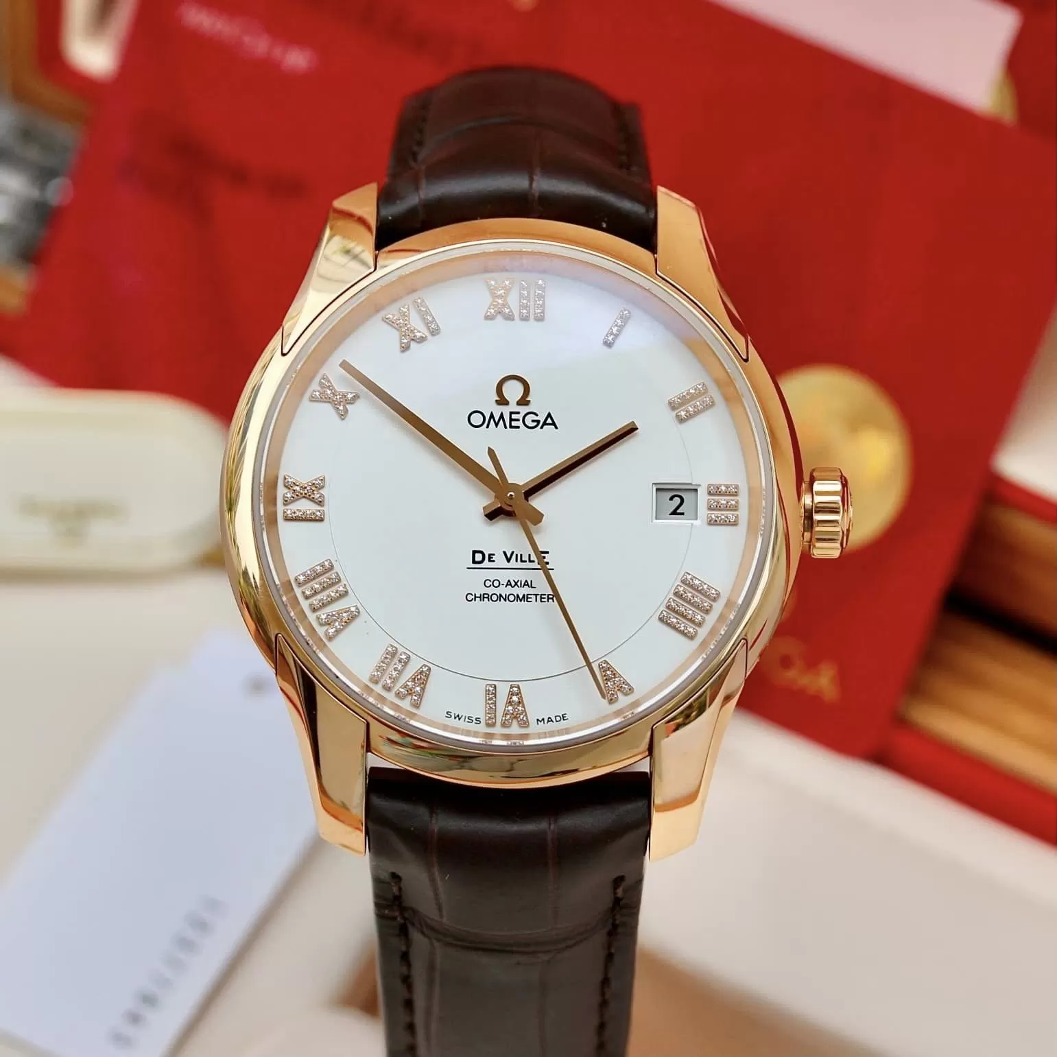 Đồng Hồ Omega DeVille Co-Axial 431.53.41.21.52.001 43153412152001
