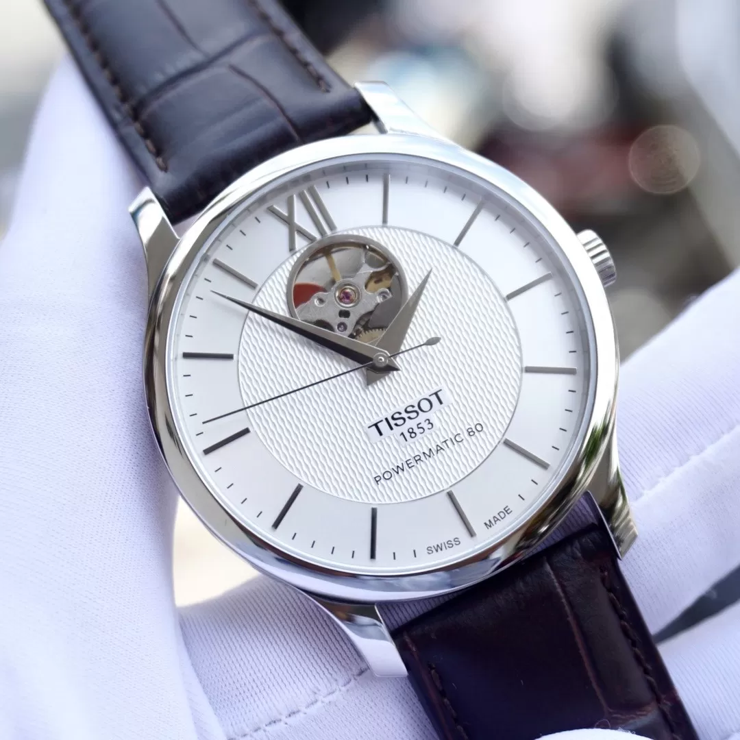 ĐỒNG HỒ TISSOT TRADITION POWERMATIC 80 OPEN HEART T063.907.16.038.00