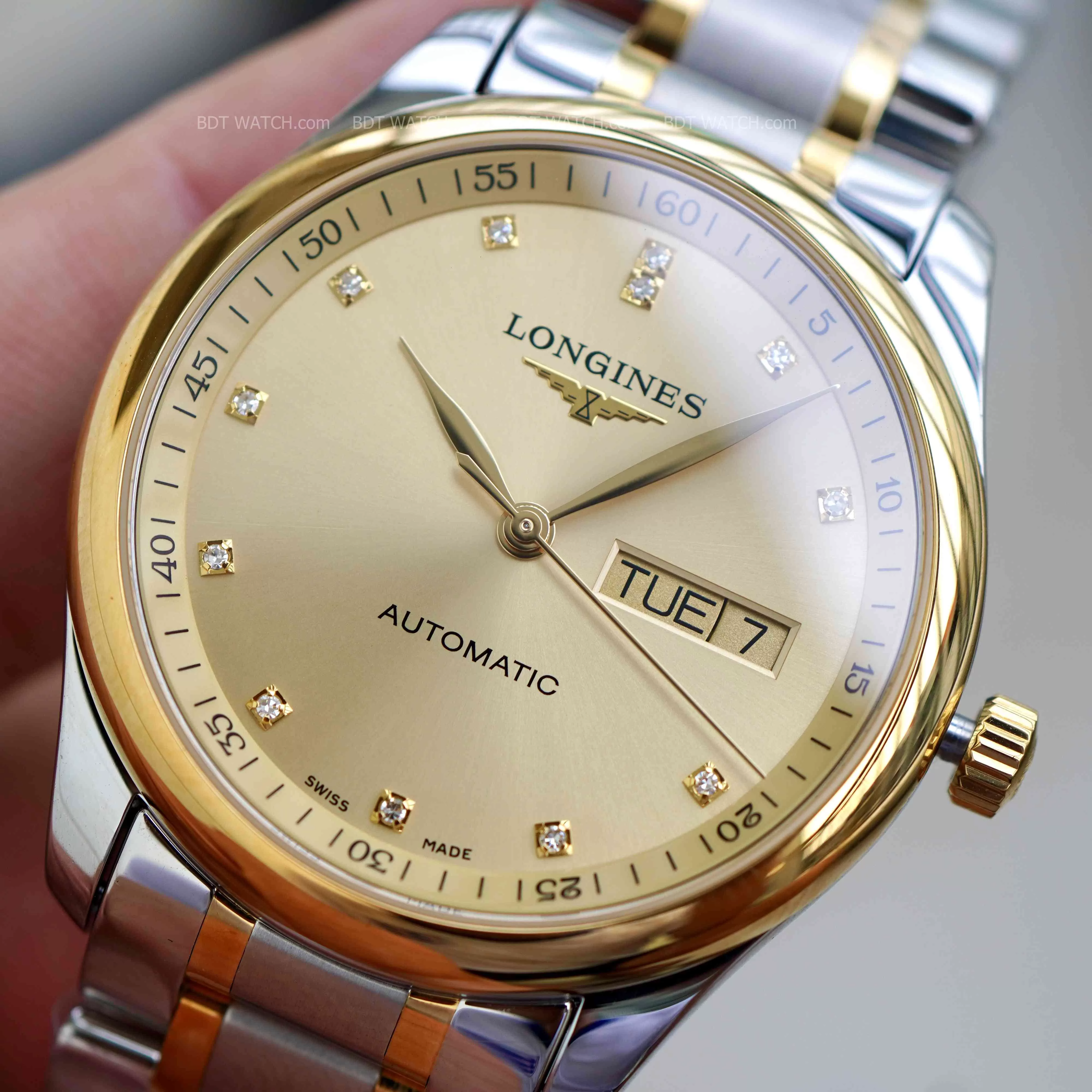 Đồng hồ Longines Master Collection niềng vàng 18k L2.755.5.37.7 L27555377