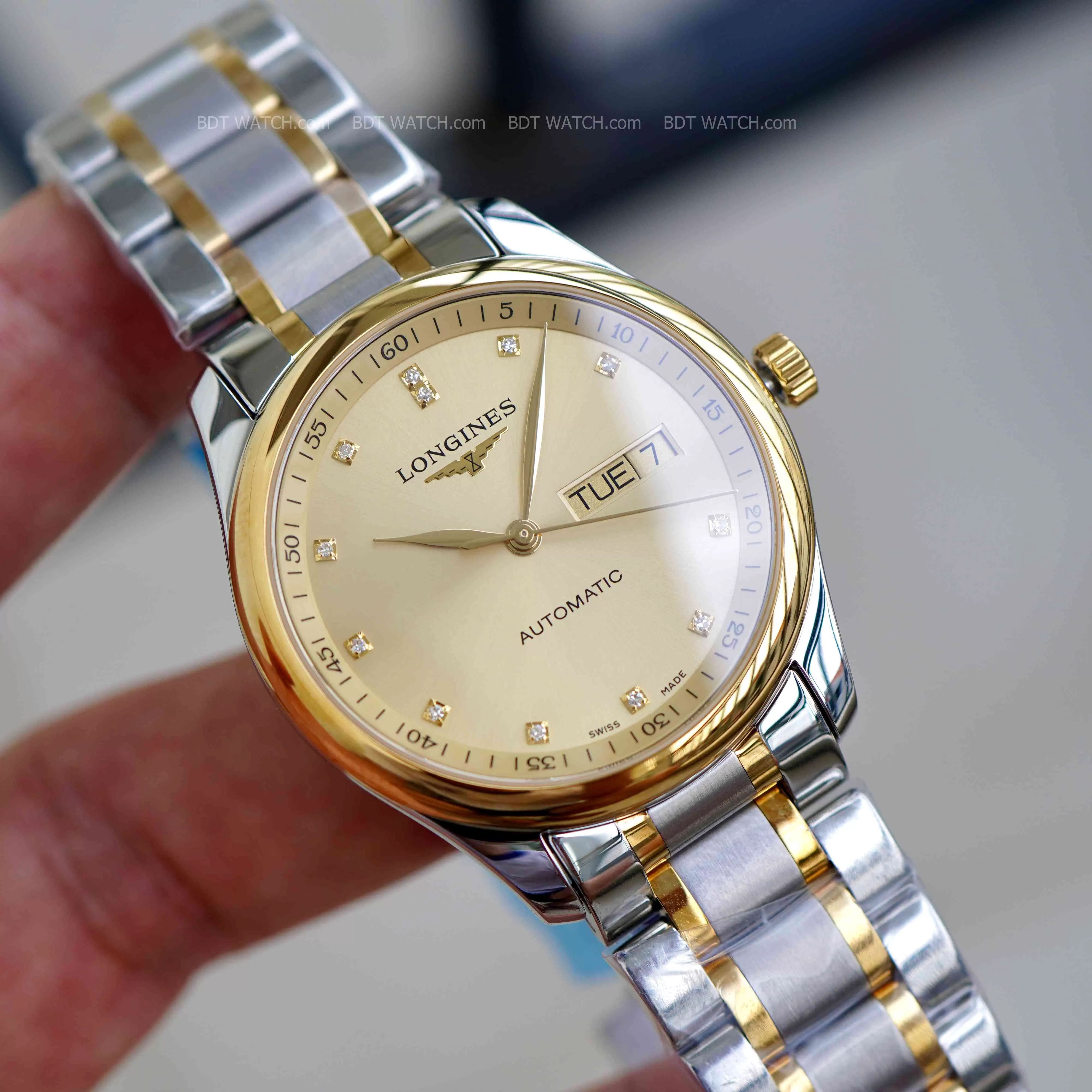Đồng hồ Longines Master Collection niềng vàng 18k L2.755.5.37.7 L27555377