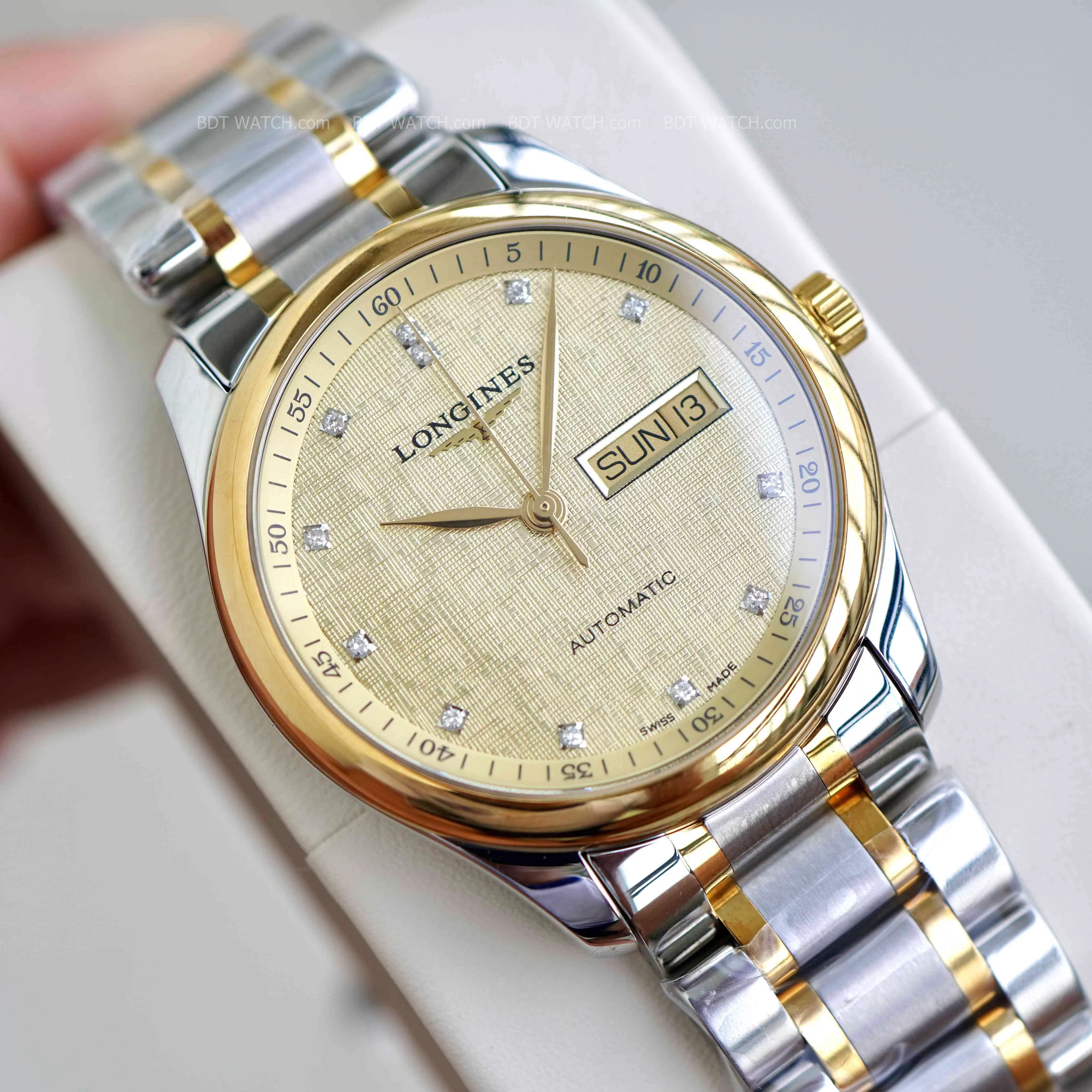 Đồng hồ Longines Master Collection niềng vàng 18k L2.755.5.38.7 L27555387