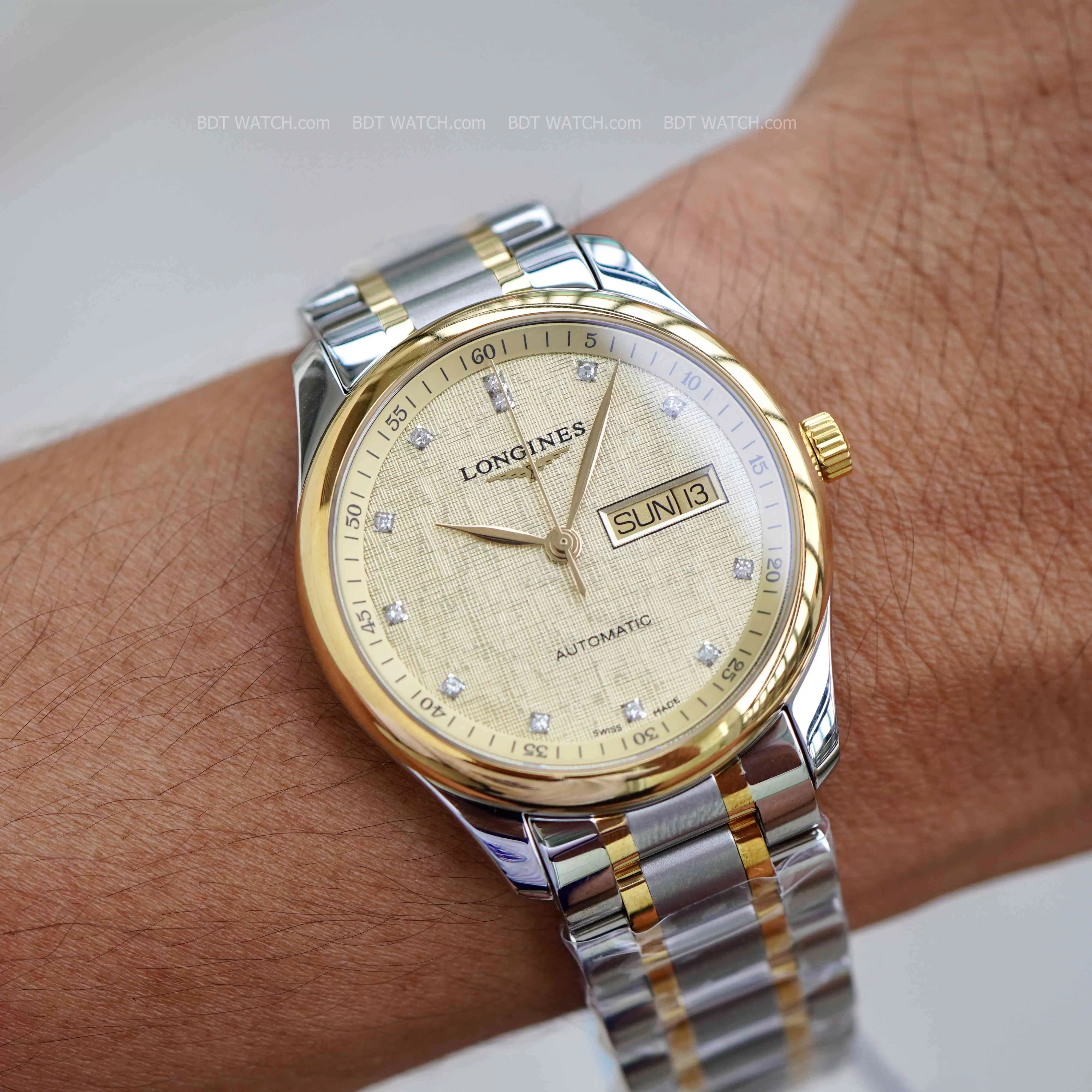 Đồng hồ Longines Master Collection niềng vàng 18k L2.755.5.38.7 L27555387