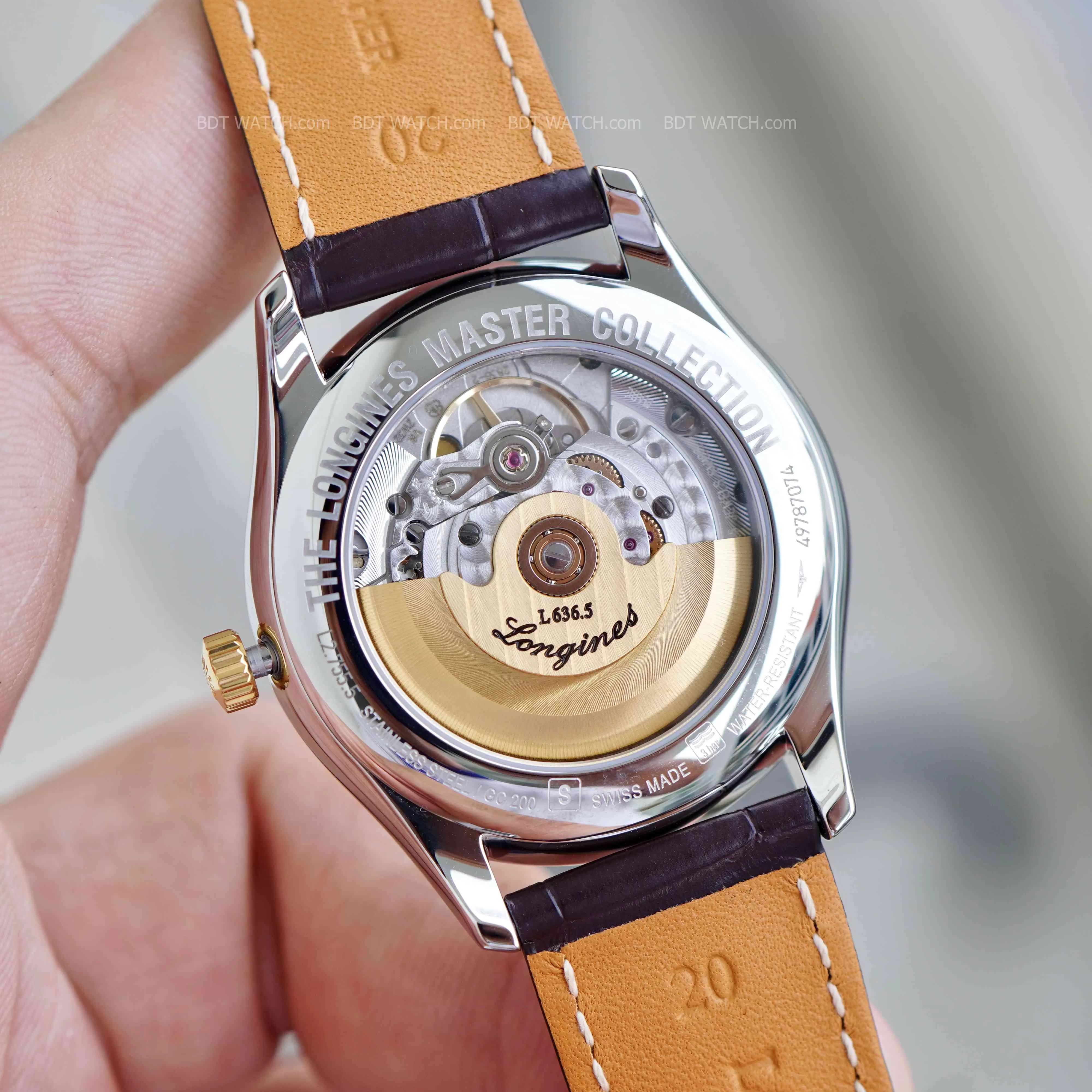 Đồng hồ Longines Master Kim Cương niềng vàng 18k L2.755.5.37.3 L27555373