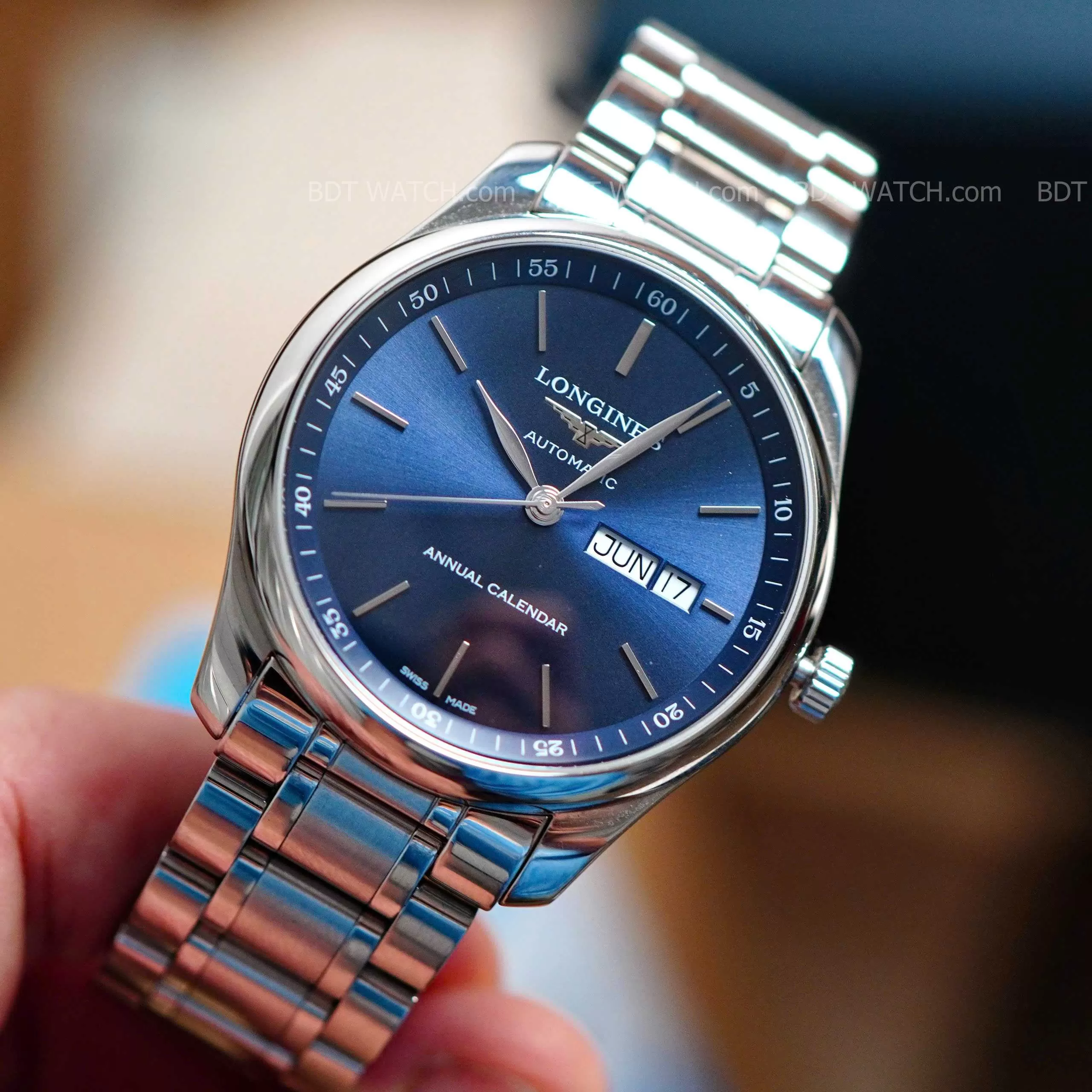 Đồng Hồ Longines Master Annual Calendar L2.910.4.92.6 L29104926 Qua Sử Dụng ( Used )