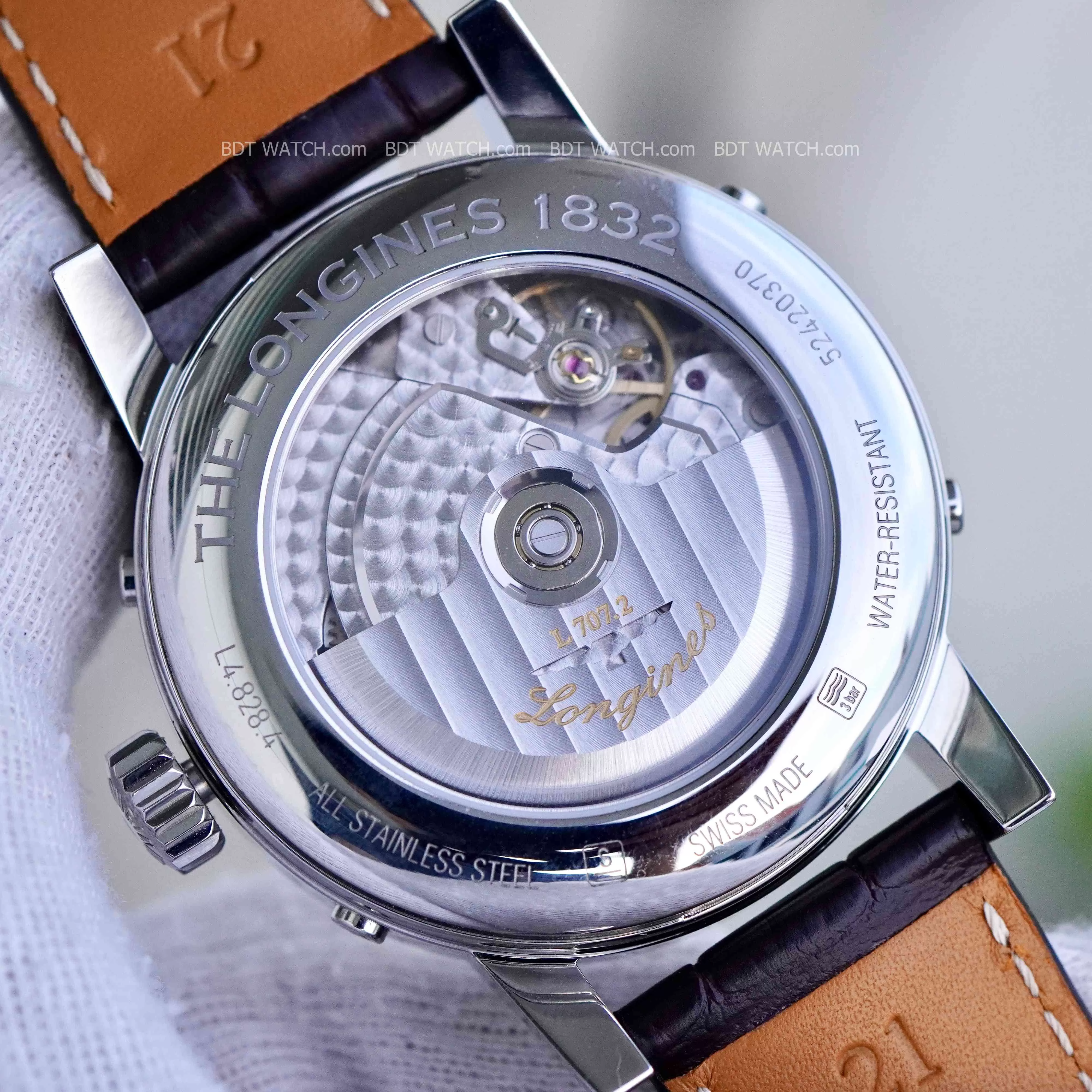 Đồng Hồ Longines Moonphase GMT L4.828.4.92.4 L48284924