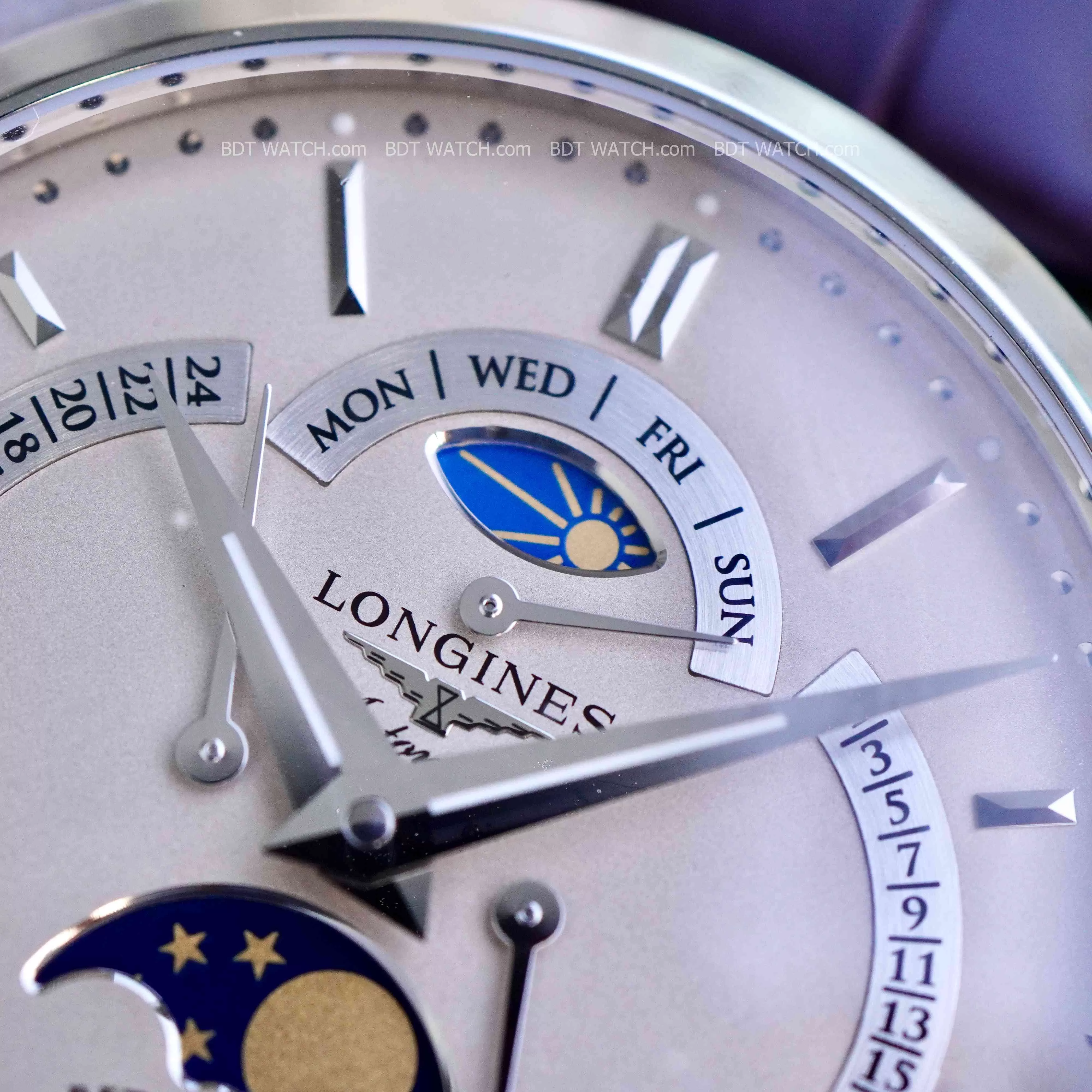Đồng Hồ Longines Moonphase GMT L4.828.4.92.4 L48284924