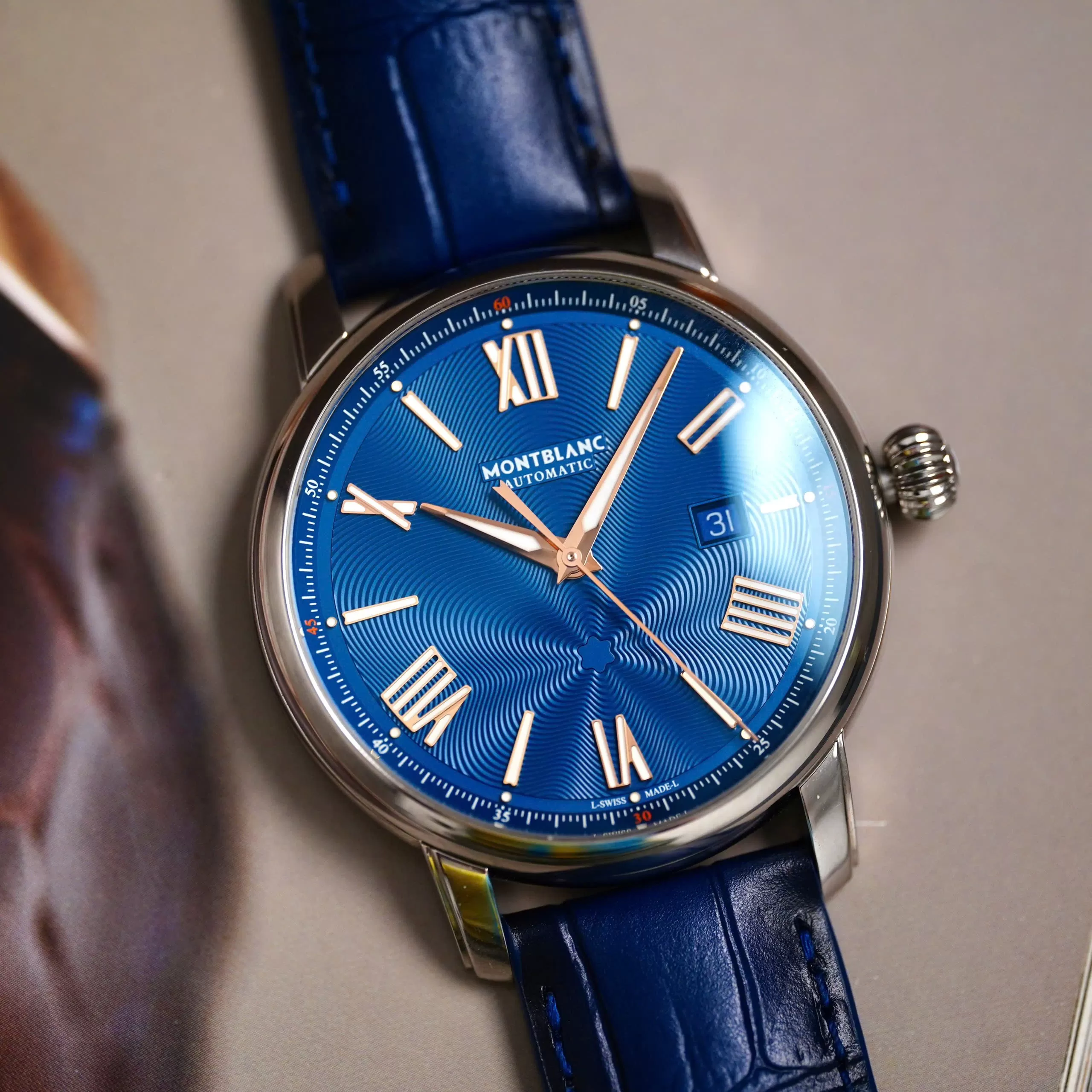 Đồng Hồ Montblanc Star Automatic Blue 130956