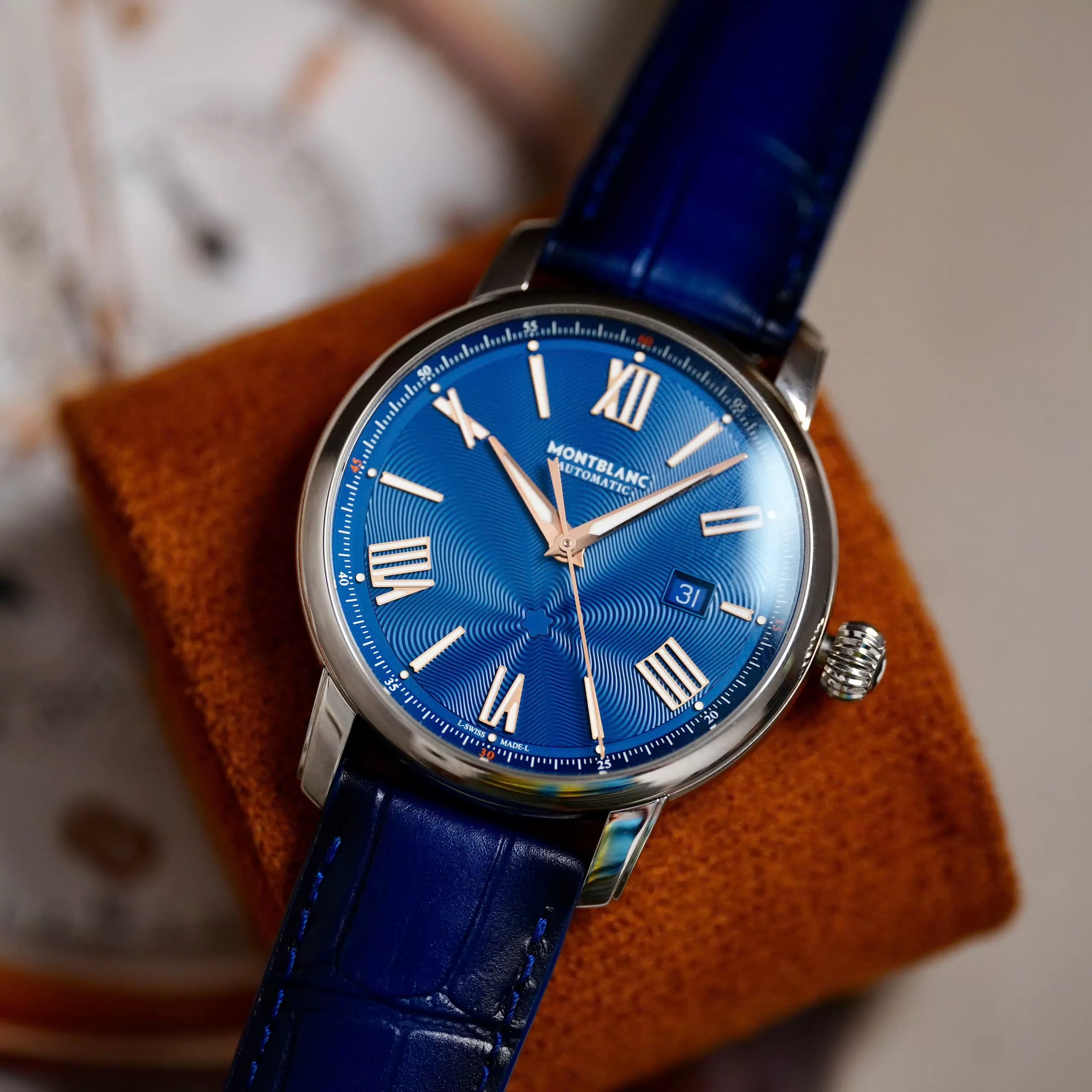 Đồng Hồ Montblanc Star Automatic Blue 130956