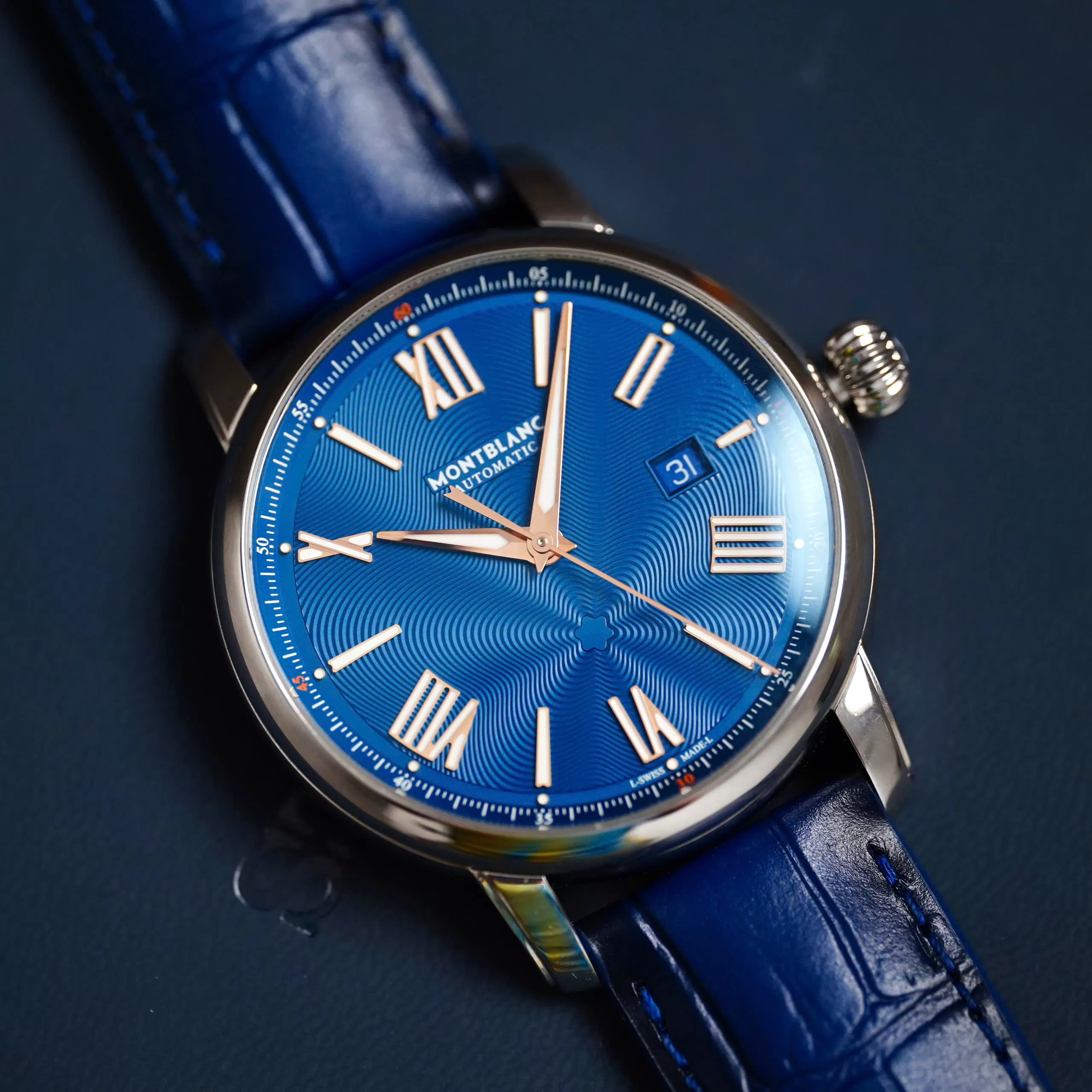 Đồng Hồ Montblanc Star Automatic Blue 130956