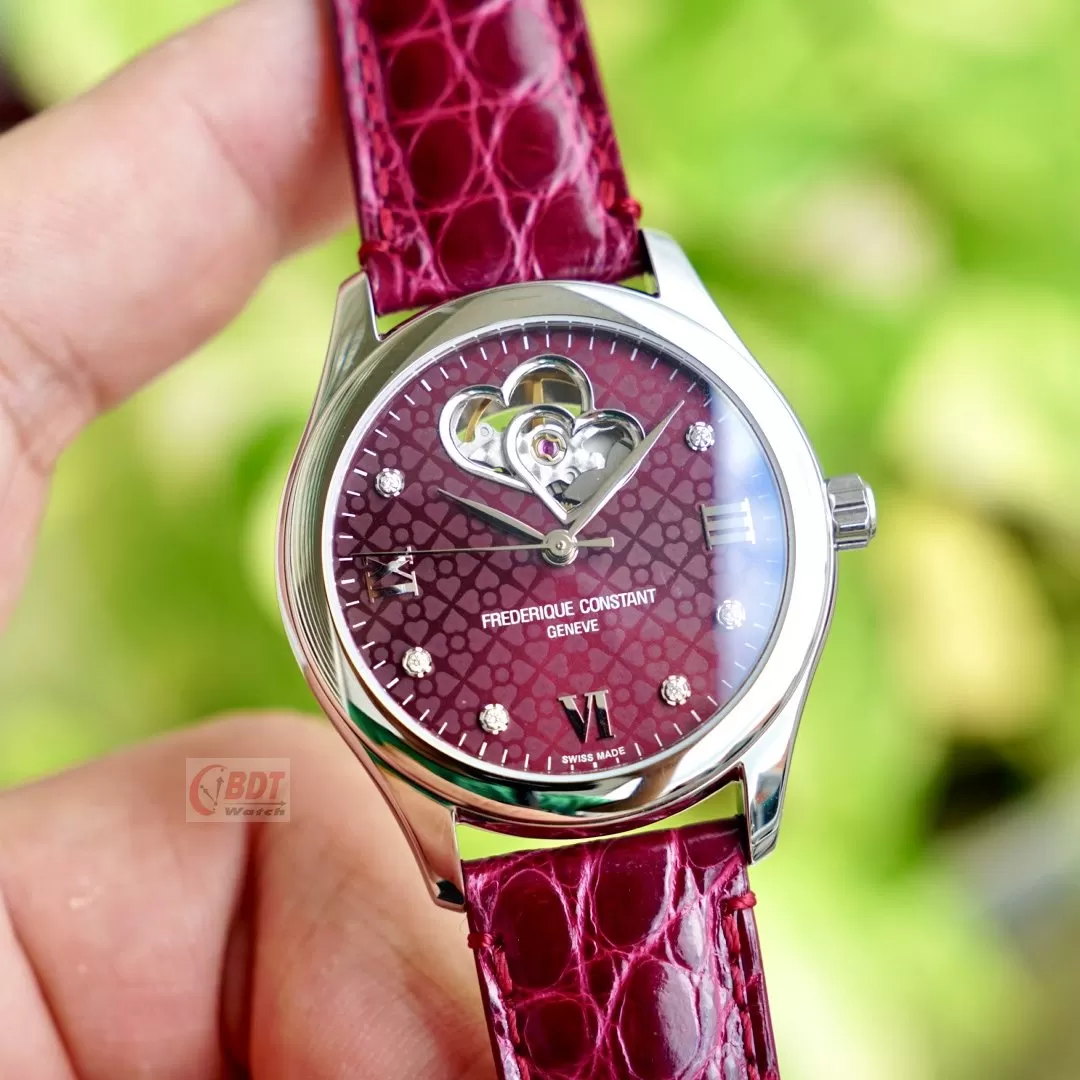 Đồng Hồ Nữ Frederique Constant  Double Heart Beat FC-310BRGDHB3B6 FC310BRGDHB3B6