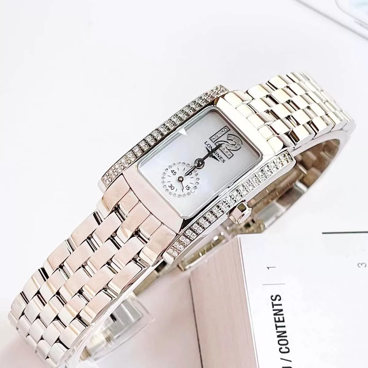 Đồng Hồ Nữ Longines DolceVita Mini Diamond L5.155.0.07.6 L51550076