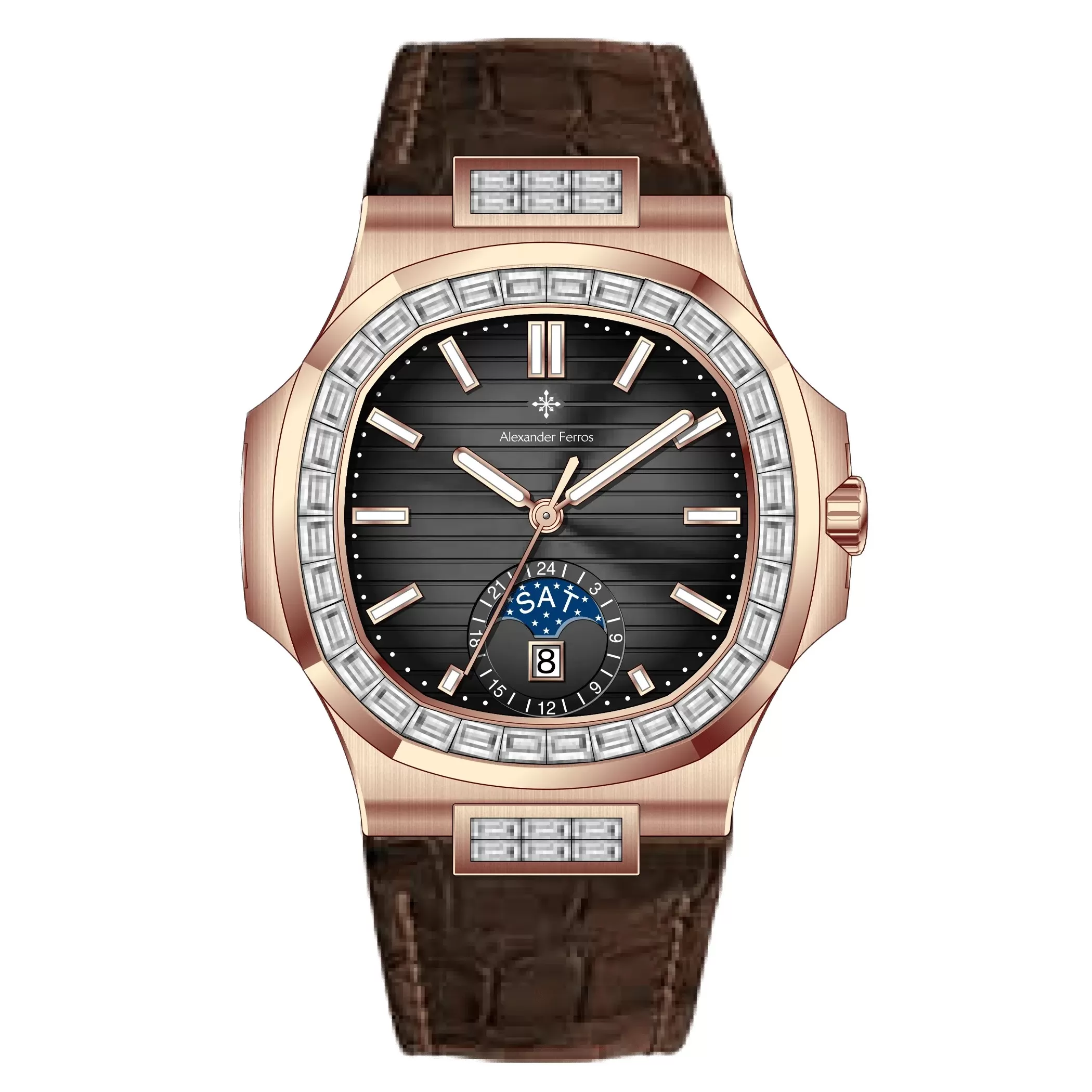 Đồng Hồ Alexander Ferros 6111R ( 6111R-01 )