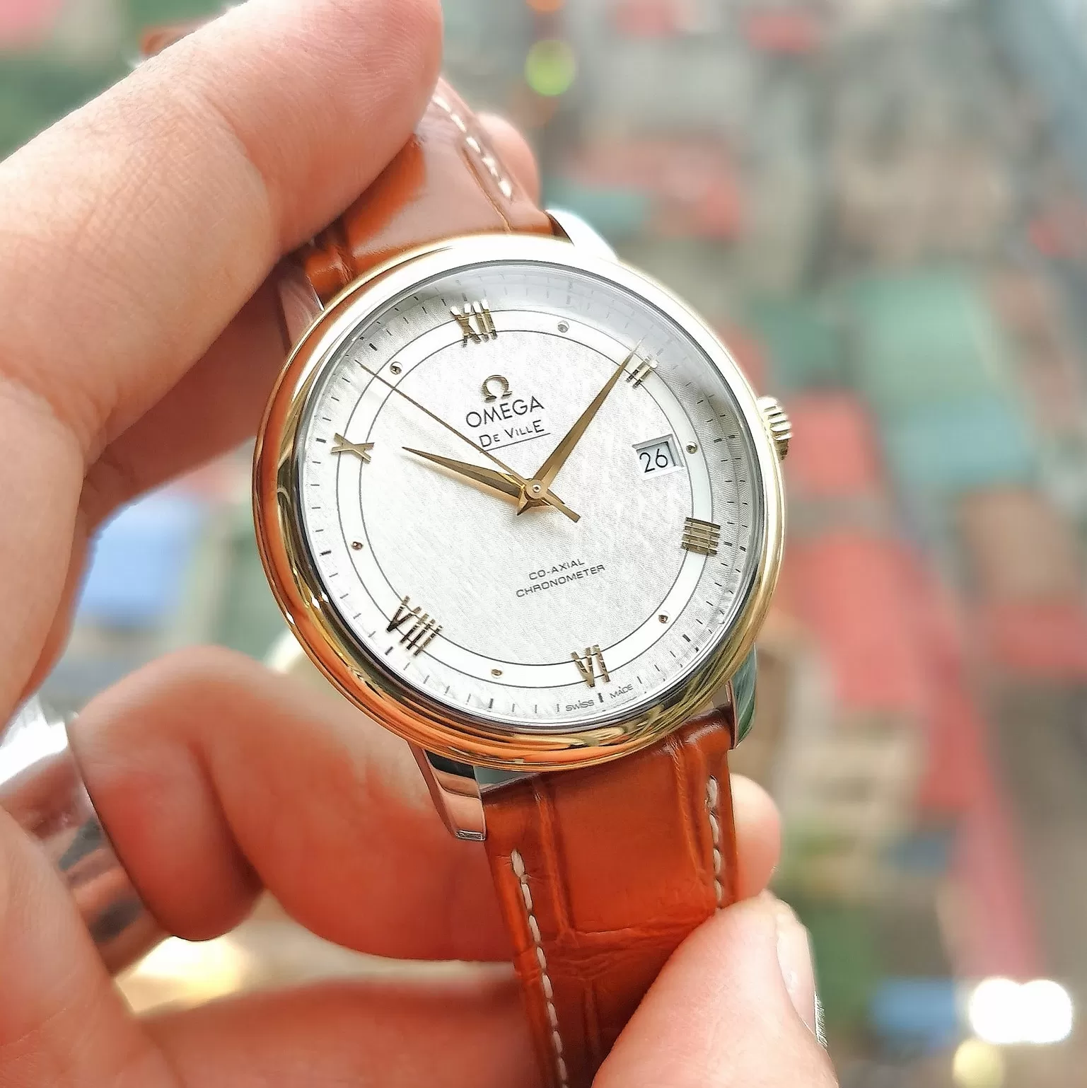 Đồng Hồ Omega DeVille Prestige Co-Axial Chronometer 424.23.40.20.02.001 42423402002001