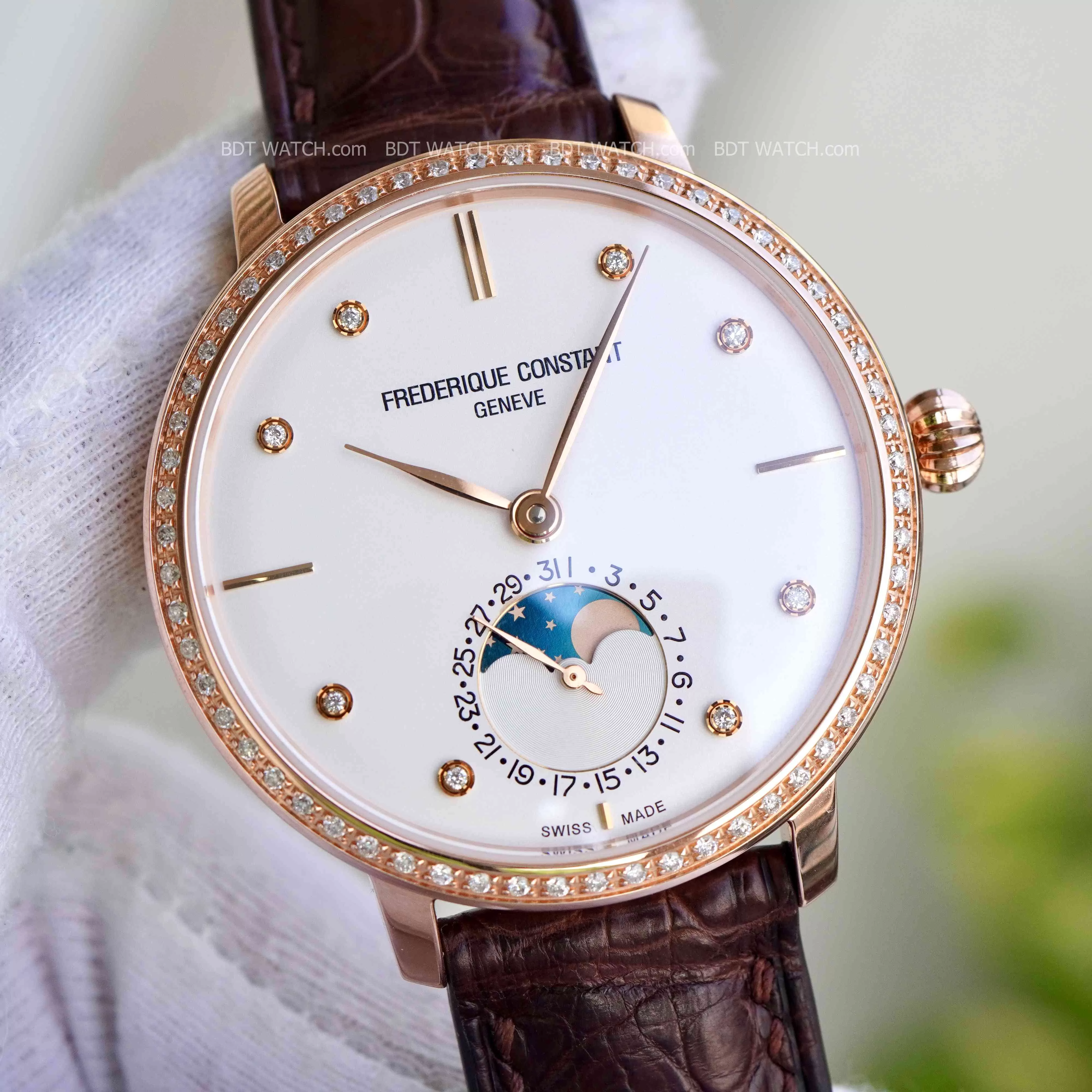 Đồng hồ Frederique Constant Slimline Manufacture Moonphase FC-703VD3SD4