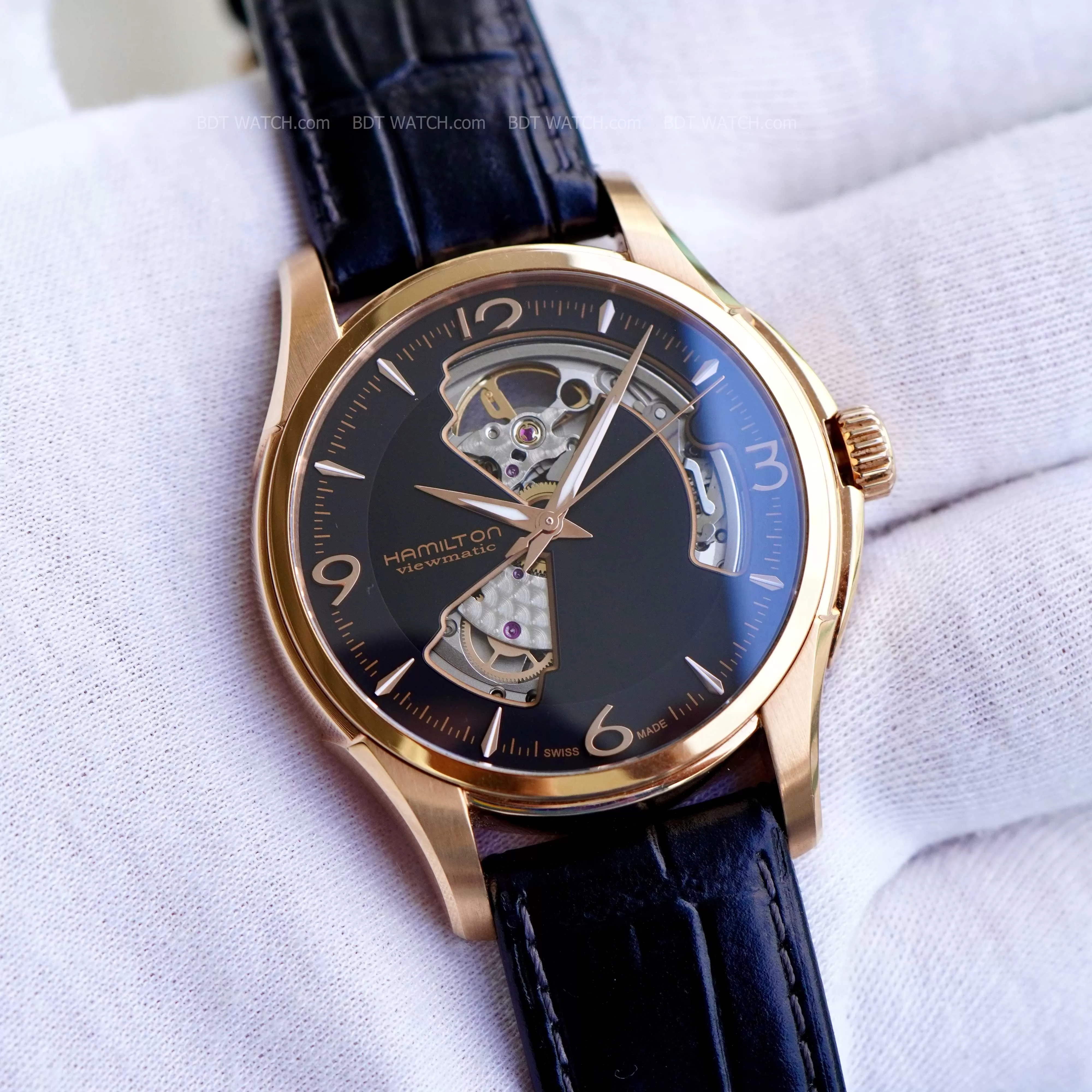 Đồng hồ Hamilton Jazzmaster Open Heart H32575735 Used ( Qua Sử Dụng )