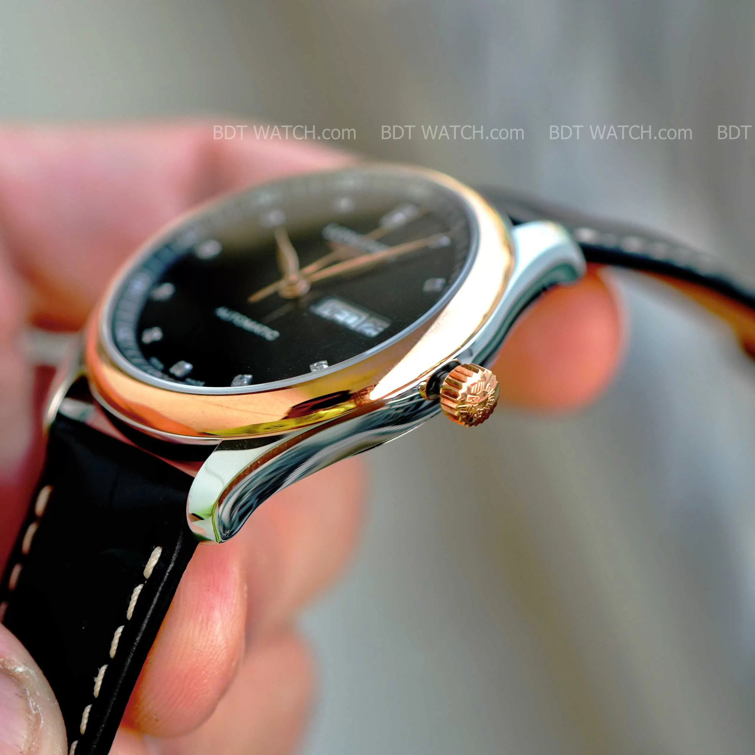 Đồng hồ Longines Master Kim Cương Niềng Vàng 18k L2.755.5.59.2 L27555592