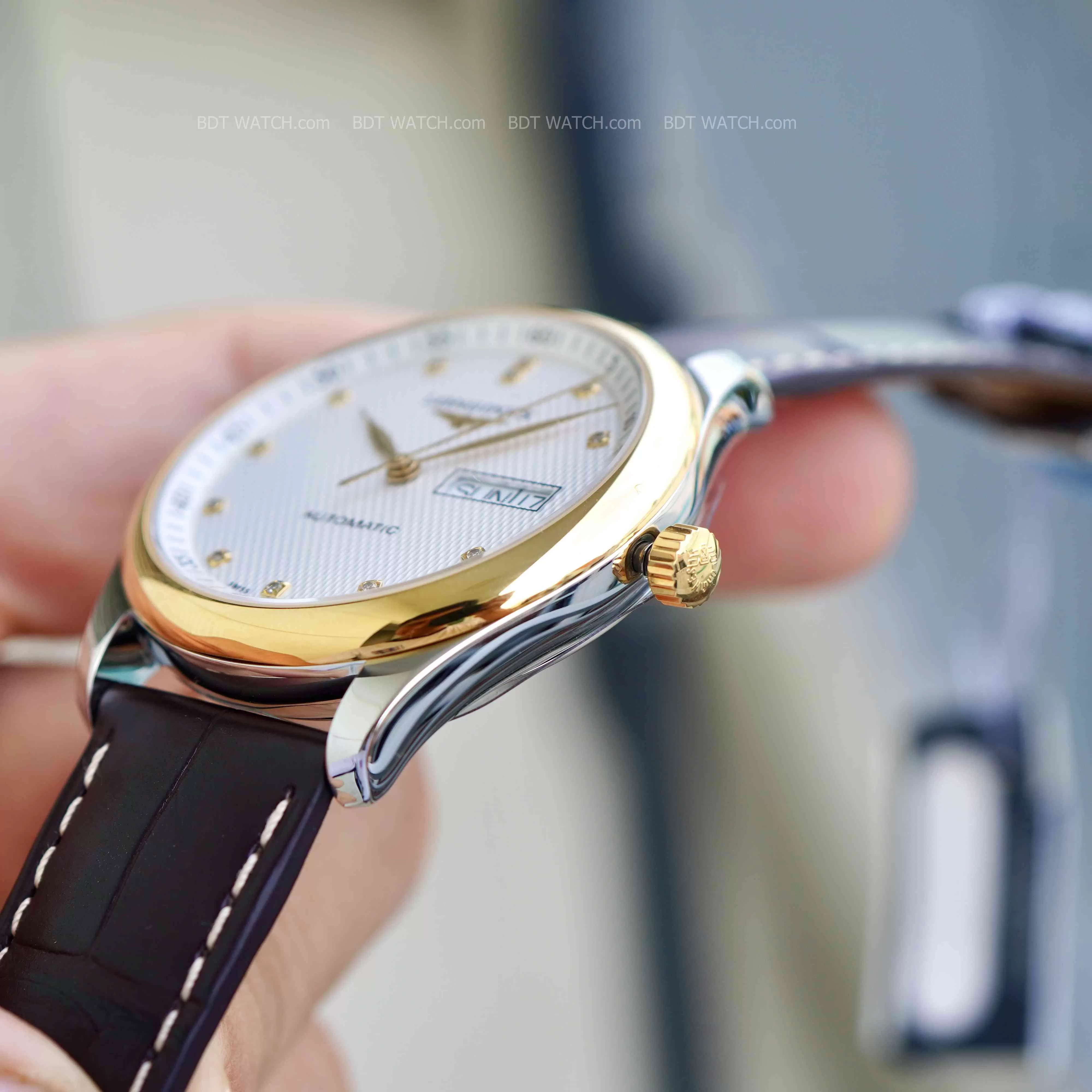 Đồng hồ Longines Master Kim Cương Vàng 18k L2.755.5.77.3 L27555773