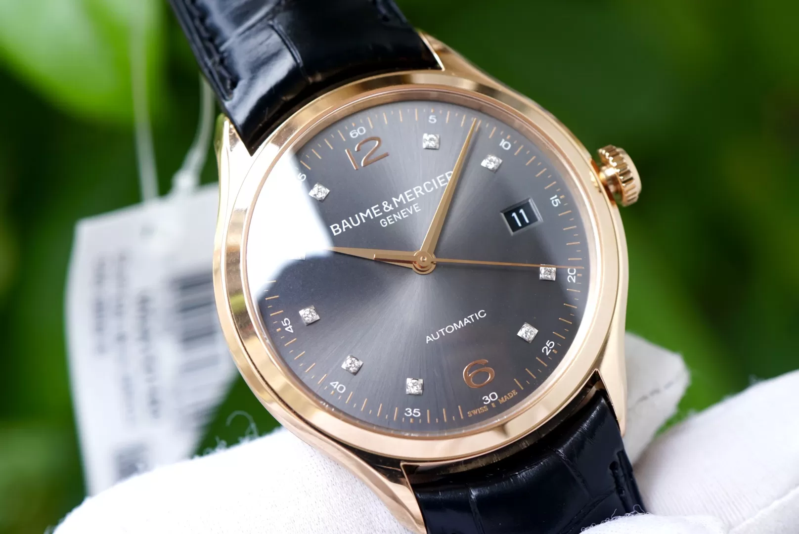 ng H V ng Kh i 18k Baume et Mercier Clifton Automatic 18k Rose