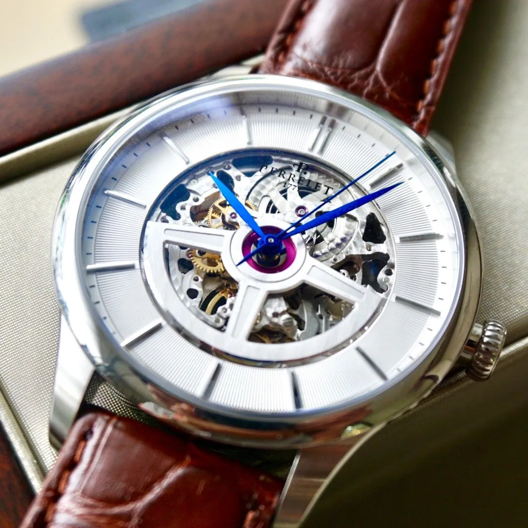 Đồng hồ PERRELET First Class Double Rotor Skeleton Automatic A1091/1