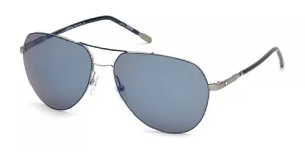 Mắt Kinh Mont Blanc Blue Aviator Sunglasses MB695S 14X
