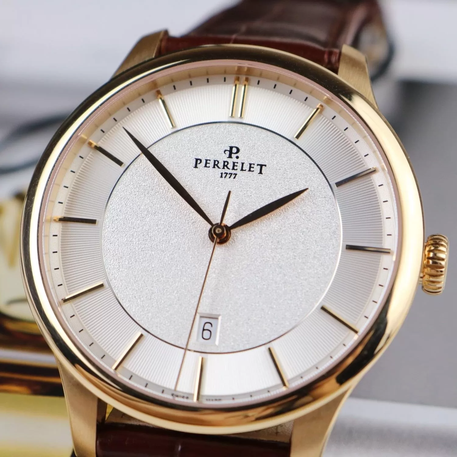 Đồng hồ Perrelet First Class Automatic Vàng 18k Gold A3044/1