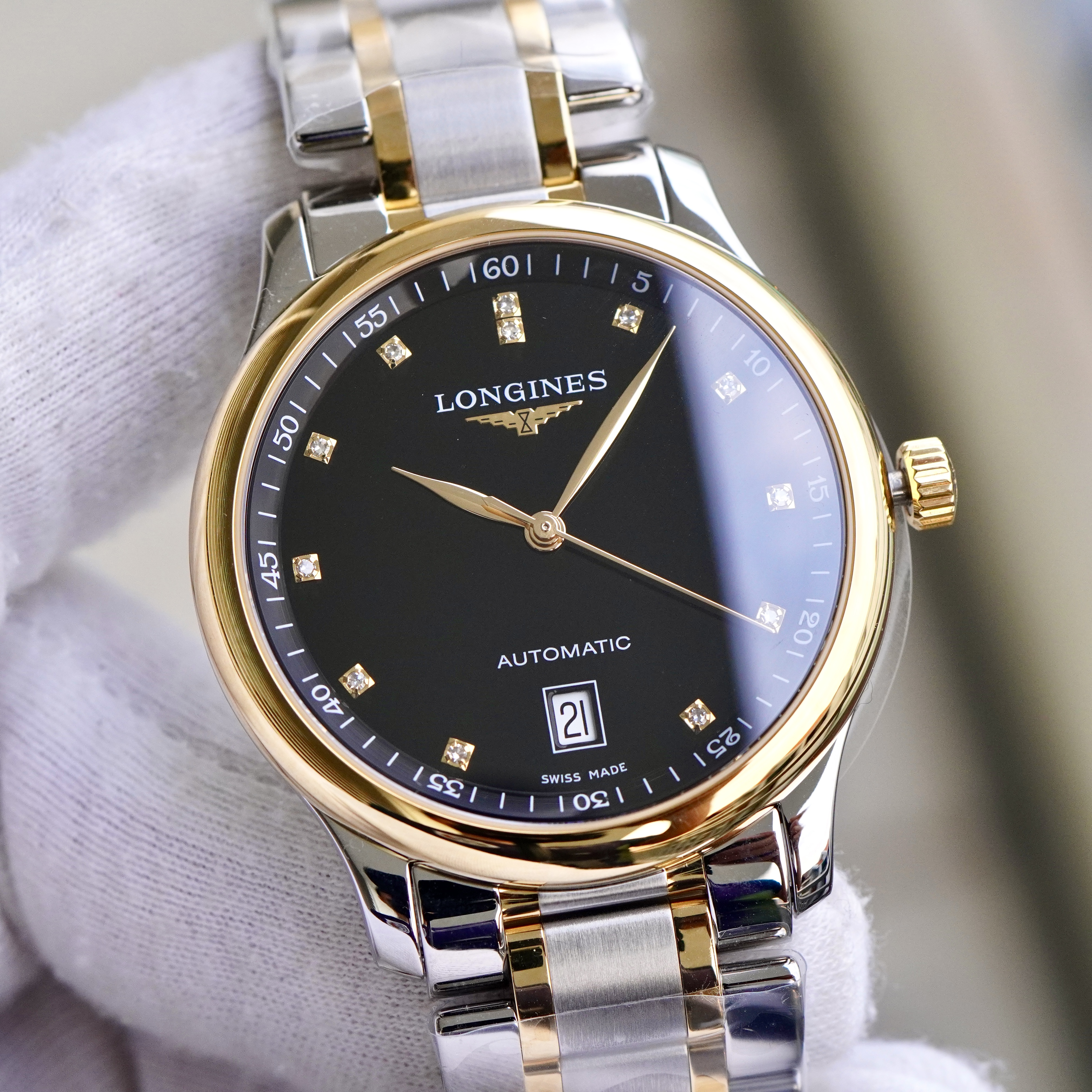 Đồng Hồ Longines Master Kim Cương