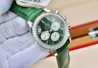 Đồng Hồ Nữ Omega De Ville Chronograph Ladies Green Dial 4877.90.39 48779039