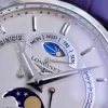 Đồng Hồ Longines Moonphase GMT  L4.828.4.92.4 L48284924