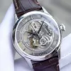 Đồng hồ Oris Artelier Skeleton Siver Leather 73476844051LS