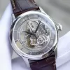 Đồng hồ Oris Artelier Skeleton Siver Leather 73476844051LS