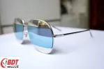 Mắt kính Dior Split Silver, Blue Mirror Aviator Unisex Sunglasses DIORSPLIT1 010/3J 59