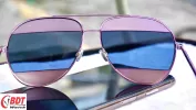 Mắt kính  Dior Split Violet, Blue Mirror Aviator Unisex Sunglasses DIORSPLIT1 02T/8F 59