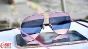 Mắt kính  Dior Split Violet, Blue Mirror Aviator Unisex Sunglasses DIORSPLIT1 02T/8F 59